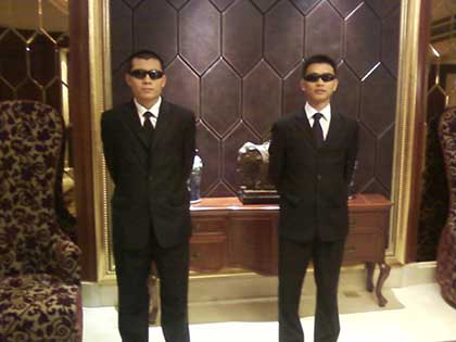 保鏢公司團(tuán)隊(duì)